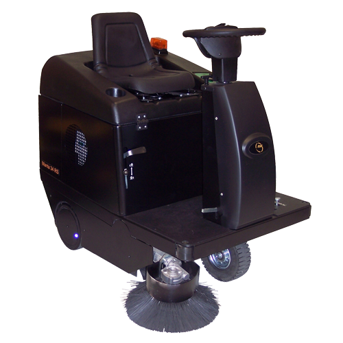 Battery-Powered Ride-On Sweeper
