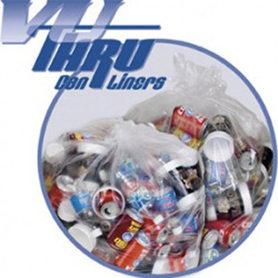 Penny Lane Vu-Thru Low
Density Can Liners, 56
glutton, 0.95 mil, 43 x 48,
Clear