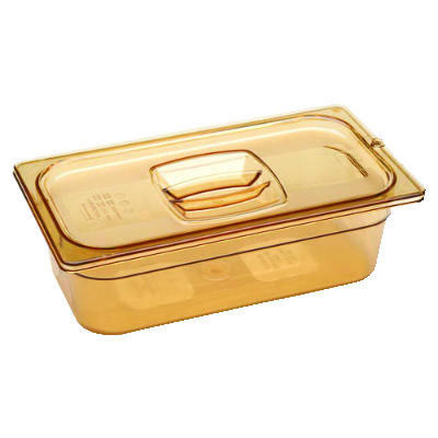 Rubbermaid Commercial Hot
Food Pans, 5 3/8qt, 6 7/8w x
12 4/5d x 6h, Amber