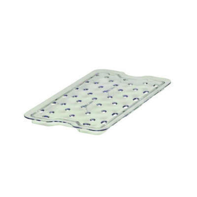 Rubbermaid Commercial Drain Trays, 26w x 18d, Clear