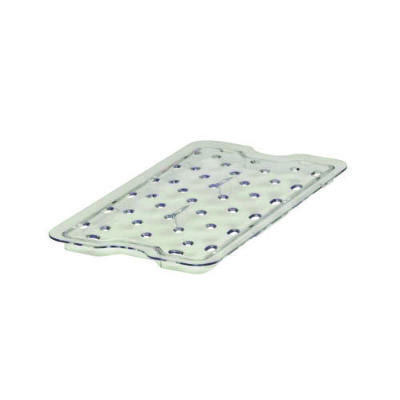 Rubbermaid Commercial Drain Trays, 26w x 18d, Clear