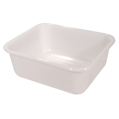 Rubbermaid Commercial
Food/Tote Boxes, 11qt,
12-3/8w x 5-3/8d x 14-3/8h,
White