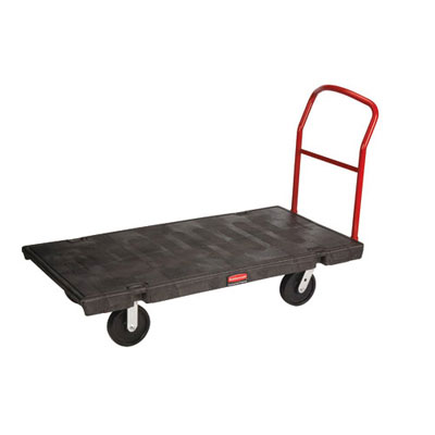 Rubbermaid Commercial
Platform Truck, 500-lb Cap.,
24w x 36d x 7h, Black