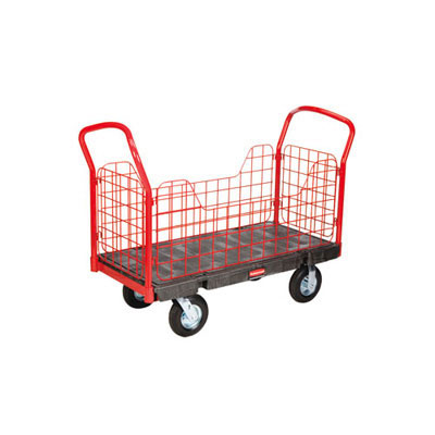 Rubbermaid Commercial Side-Panel Platform Truck,