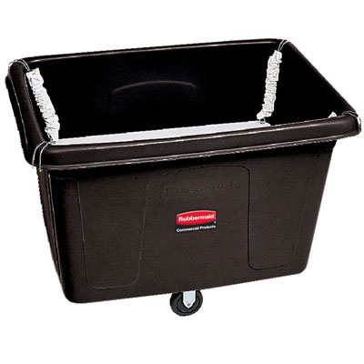 Rubbermaid Commercial Spring Platform Truck, Rectangular,
