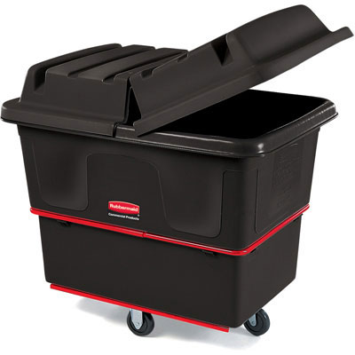 Rubbermaid Commercial
Heavy-Duty Utility Truck,
Rectangular, 1000-lb. Cap.,
Black