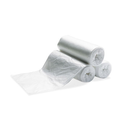 Rubbermaid Commercial Linear
Low Density Can Liners, 56
gal, 2mil, 43w x 47h, Clear