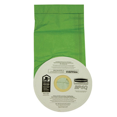 Rubbermaid Commercial Vacuum Bags, Disposable, For