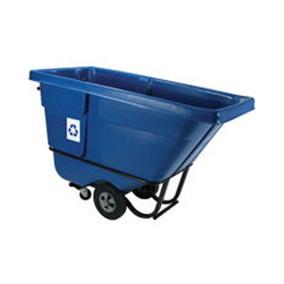 Rubbermaid Commercial Brute
Rollout Container, Square,
Plastic, 95 gal, Blue