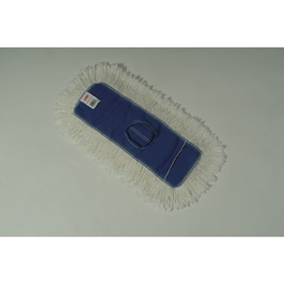 Rubbermaid Commercial
Kut-A-Way Dust Mop Head,
Cotton/Polyester, White, 24w
x 5d, Cut-End