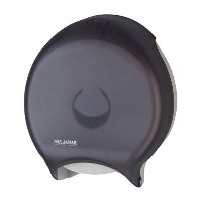 San Jamar Single Jumbo Bath Tissue Dispenser, 1 Roll,