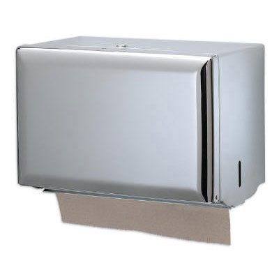 San Jamar Standard Key-Lock
Singlefold Towel Dispenser,
Steel, 10 3/4 x 6 x 7 1/2,
Chrome