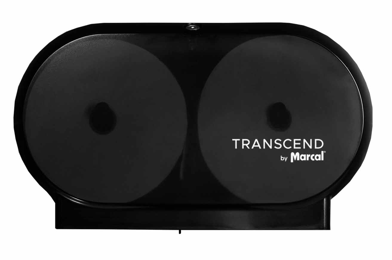 Marcal Transcend Twin Smart 
Core Dispenser - Black 