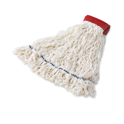 Rubbermaid Commercial Clean Room Mop Heads, Rayon,