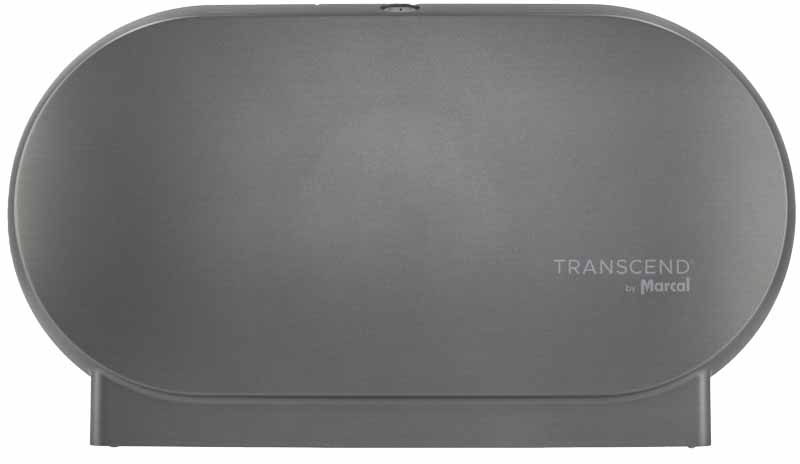 Marcal Transcend Twin Jumbo  Roll Dispenser - Silver