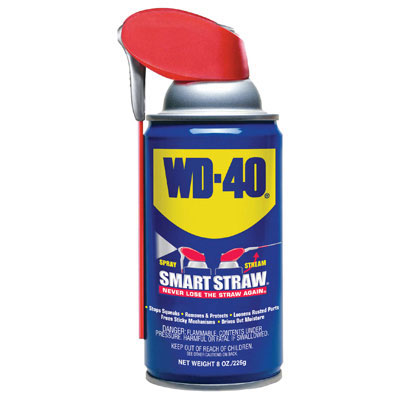 WD-40 Smart Straw Spray Lubricant, 8 oz Can