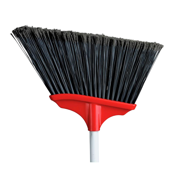 12" Vortex Angle Broom - 48"  Handle - 10/PKG