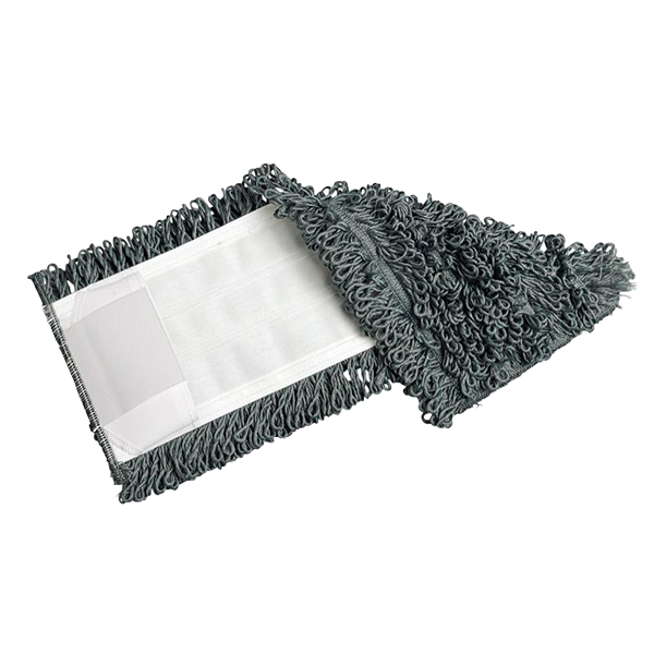 M2 Looped Microfibre Flat Head  Mop - 5" x 16" - Grey