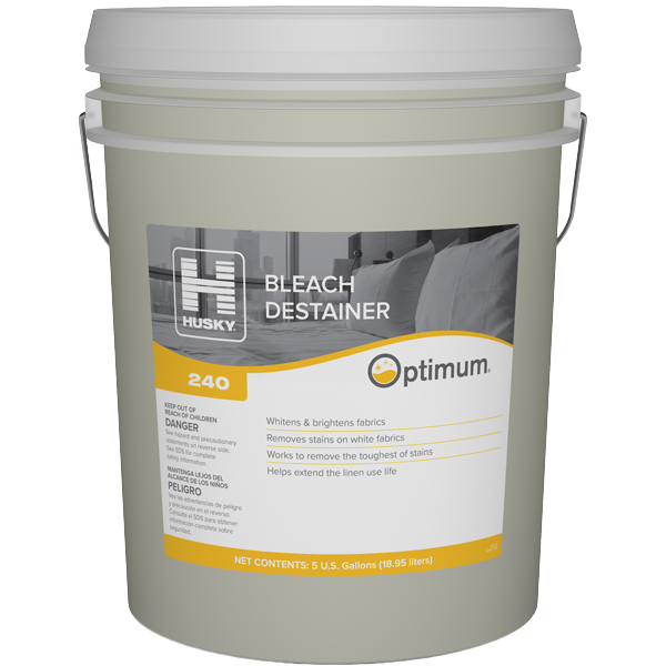 Husky #240 - Optimum Bleach  Destainer - 5 Gal.