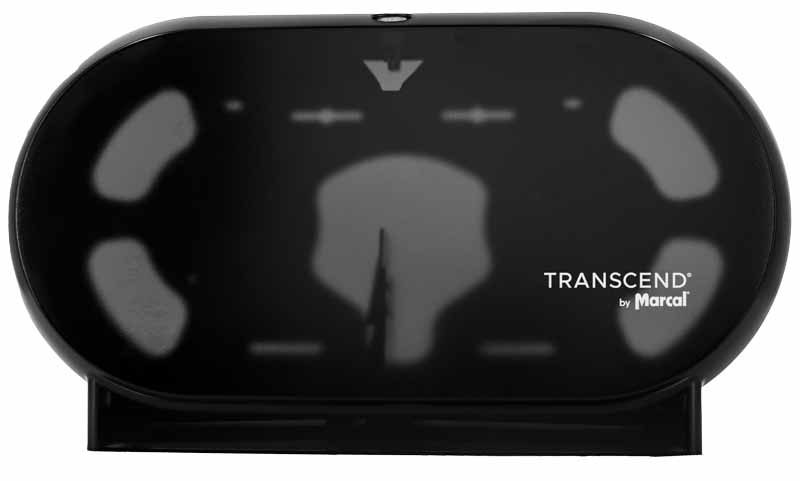 Marcal Transcend Twin Jumbo  Roll Dispenser - Black 