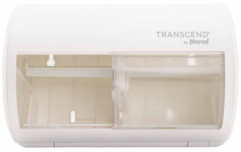 Marcal Transcend Twin Bath  Tissue Dispenser - White
